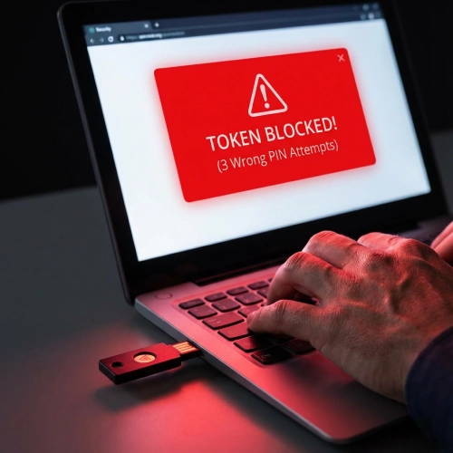 اگر رمز توکن را ۳ بار اشتباه زدیم چه می‌شود؟